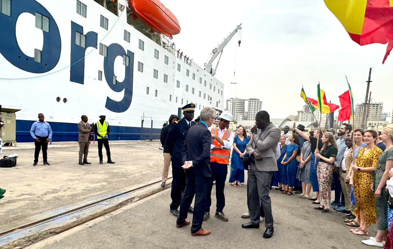 Le port de Dakar accueille encore le navire hôpital privé du monde, le Médical Mercy