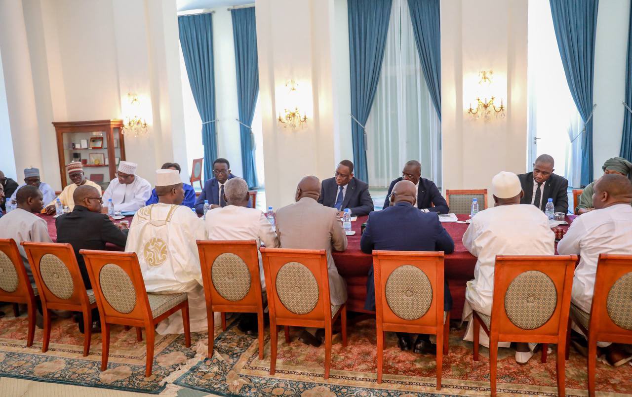 Macky Sall rencontre le secteur privé sénégalais au Palais (1)