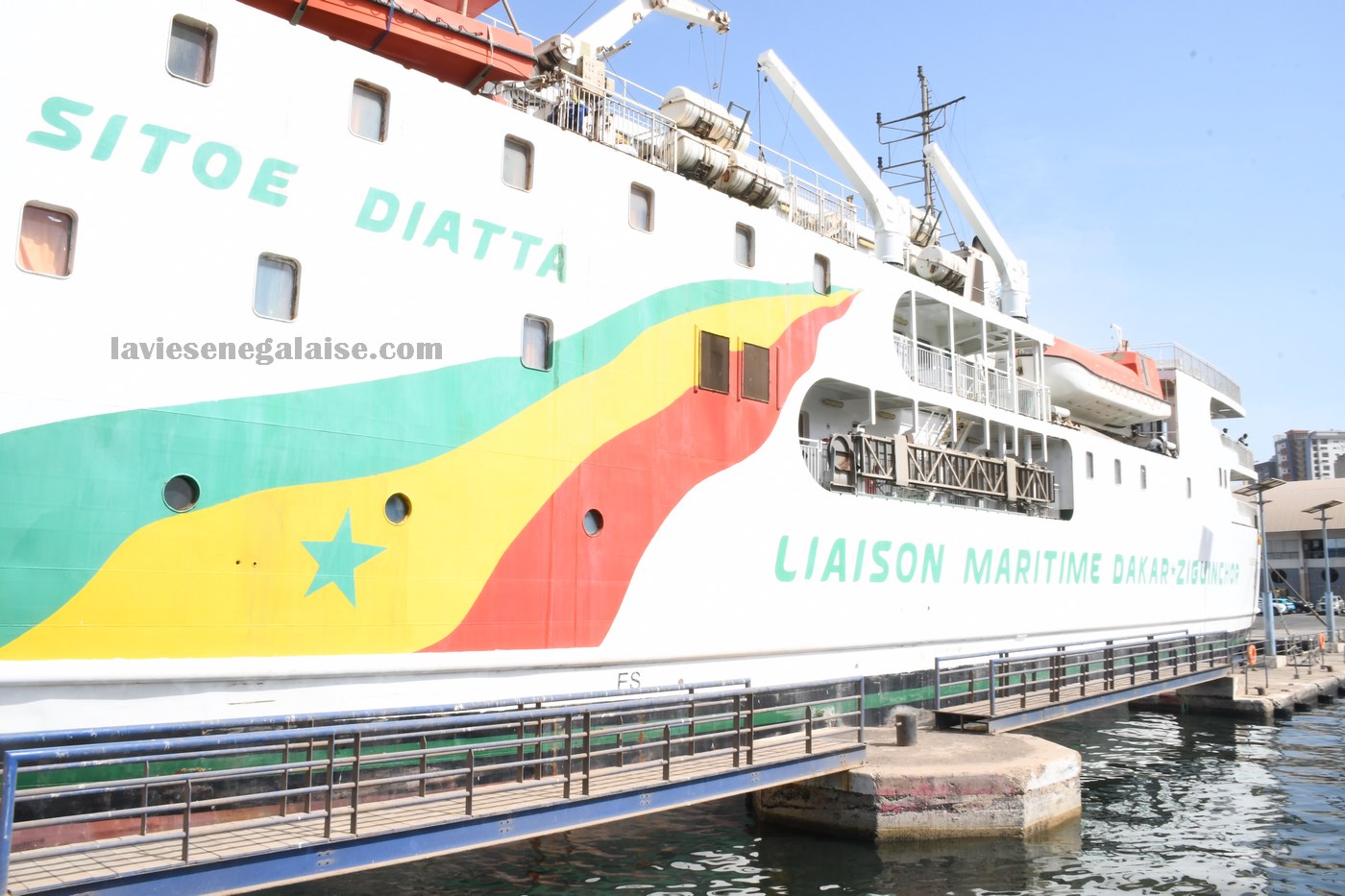 Navire Aline Sitoé Diatta Ziguinchor, rotations maritimes Ziguinchor-Dakar