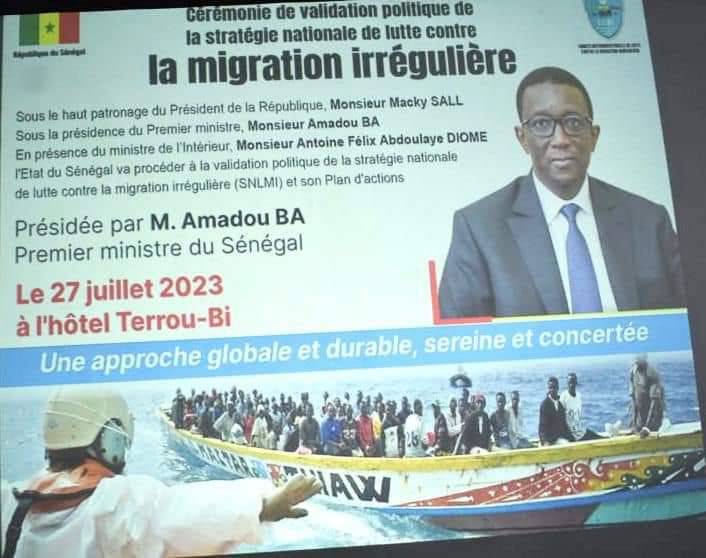 Le Sénégal valide sa stratégie nationale de lutte contre la migration irrégulière