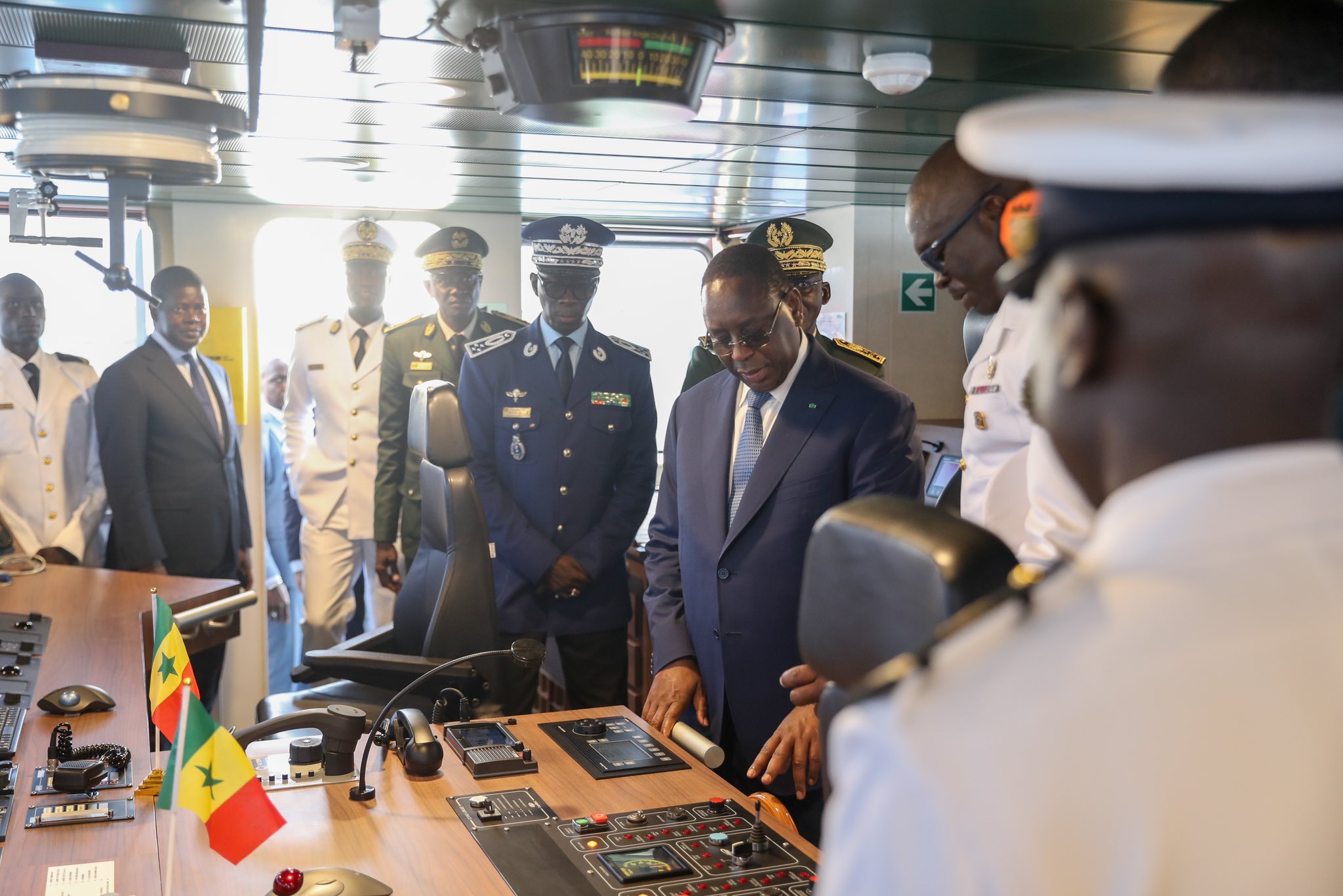 Macky Sall réceptionne le premier patrouilleur lance-missiles du Sénégal, Patrouilleur de haute mer le Walo (4)