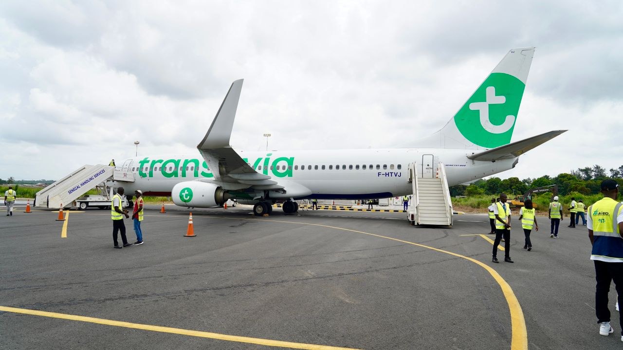 Ouverture de la saison touristique en Casamance, l'Aéroport de Cap Skirring accueille son premier vol