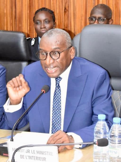 Sidiki Kaba - nouveau ministre de l'intérieur du Sénégal 2023-2024