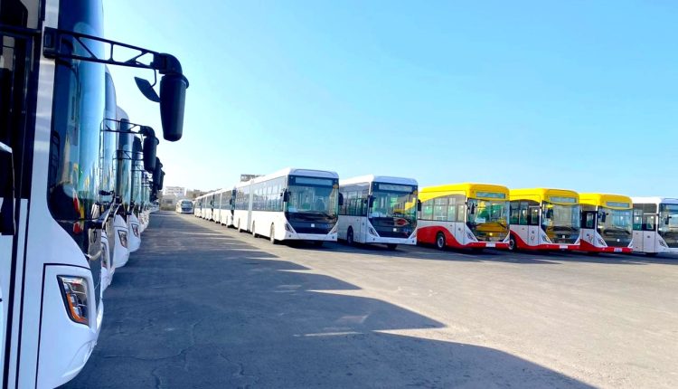 Réception de 121 bus du projet de BRT
