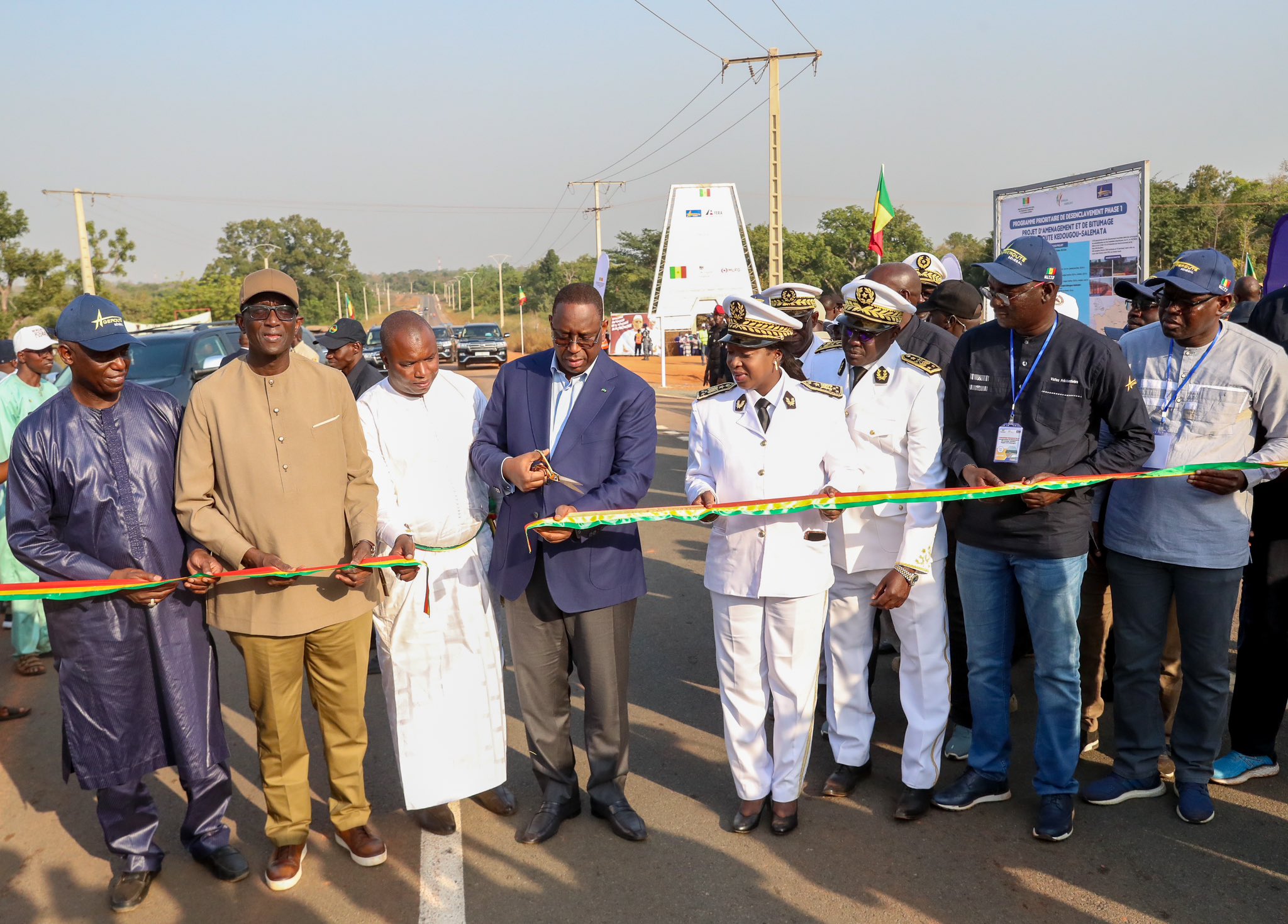inauguration de la route Salémata-Kédougou (1)