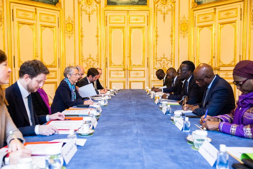 Amadou Ba et Élisabeth Borne, Séminaire intergouvernemental franco-sénégalais (3)