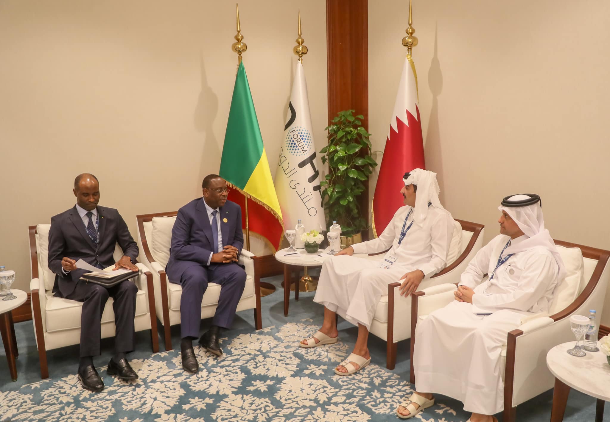 Entretien Macky Sall avec l'Emir du Qatar