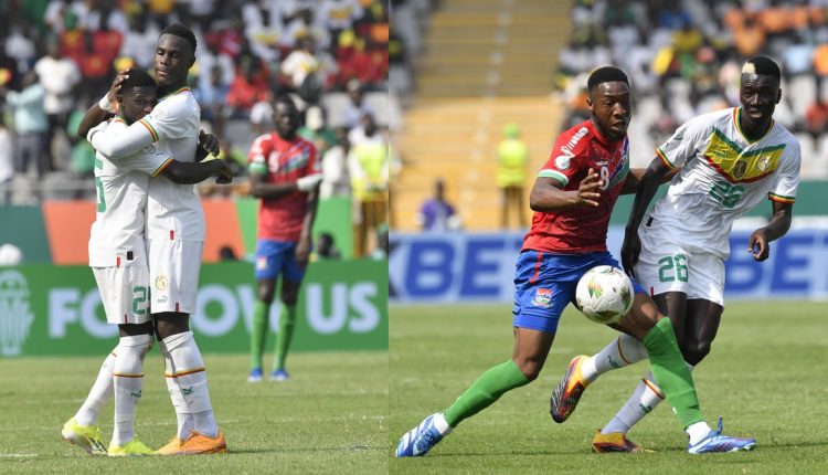 Le Sénégal mène la Gambie 3 - 0 grâce à Pape Gueye et le doublé de Lamine Camara