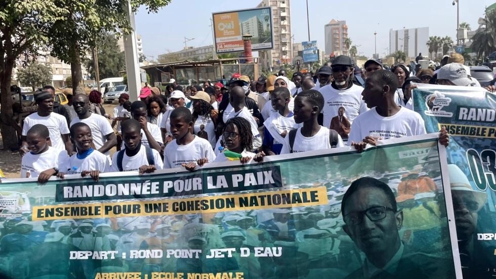 Des soutiens du candidat Amadou Ba ont manifesté à Dakar