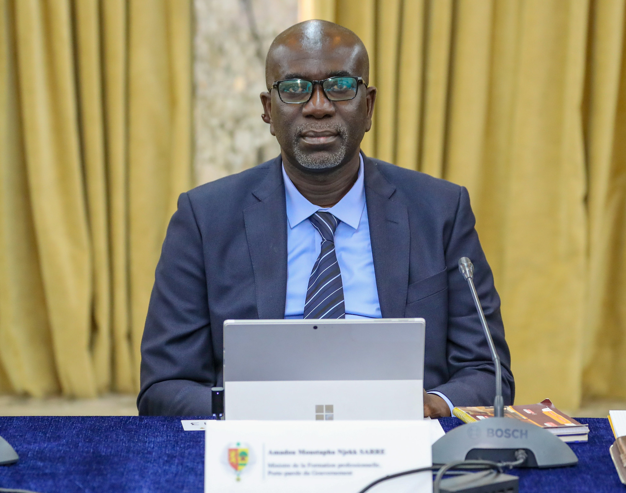 Moustapha Ndieck Sarré - Ministre de la Formation Professionnelle, Porte-parole du Gouvernement