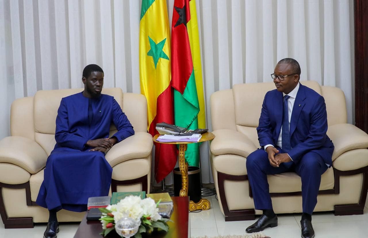 Visite Président Bassirou Diomaye Faye en Guinée Bissau