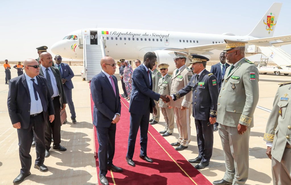 Visite officielle du Président du Sénégal Bassirou Diomaye Faye en Mauritanie (3)
