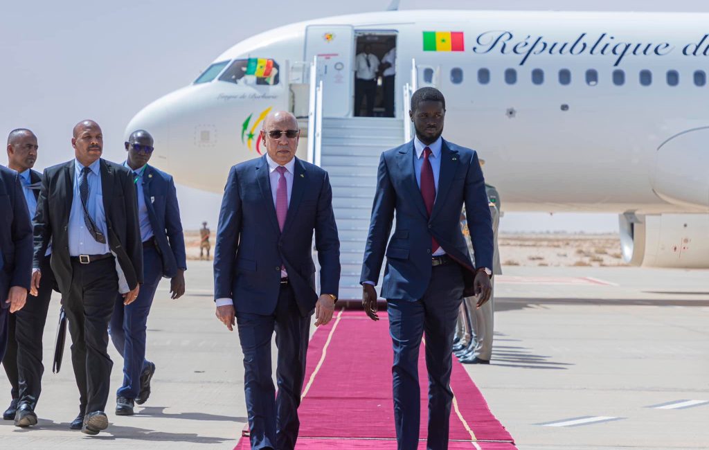 Visite officielle du Président du Sénégal Bassirou Diomaye Faye en Mauritanie (5)