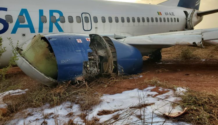 Panique, crash Avion, piste Aéroport Dakar