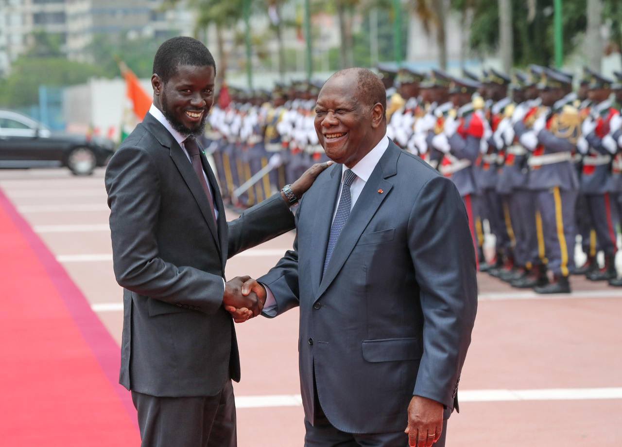 Président Bassirou Diomaye Diakhar FAYE et Président Alassane Ouattara