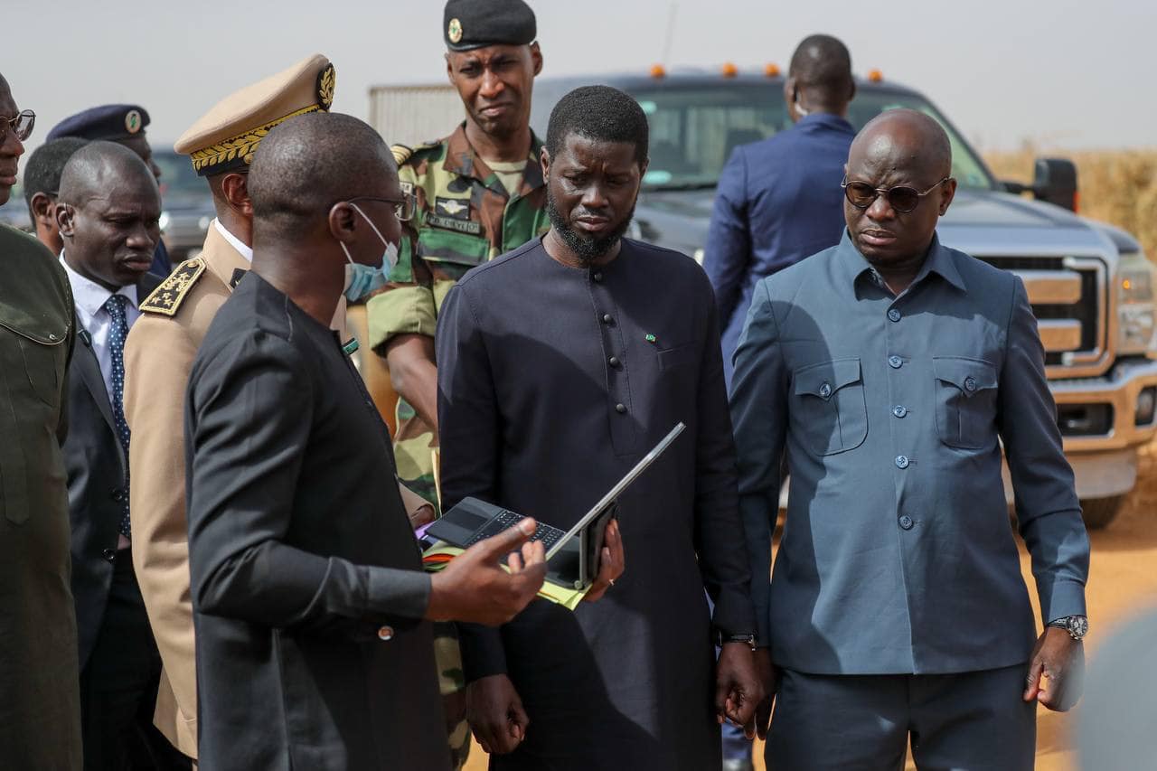 Visite président Bassirou Diomaye Faye sur le site de Mbour 4 (2)