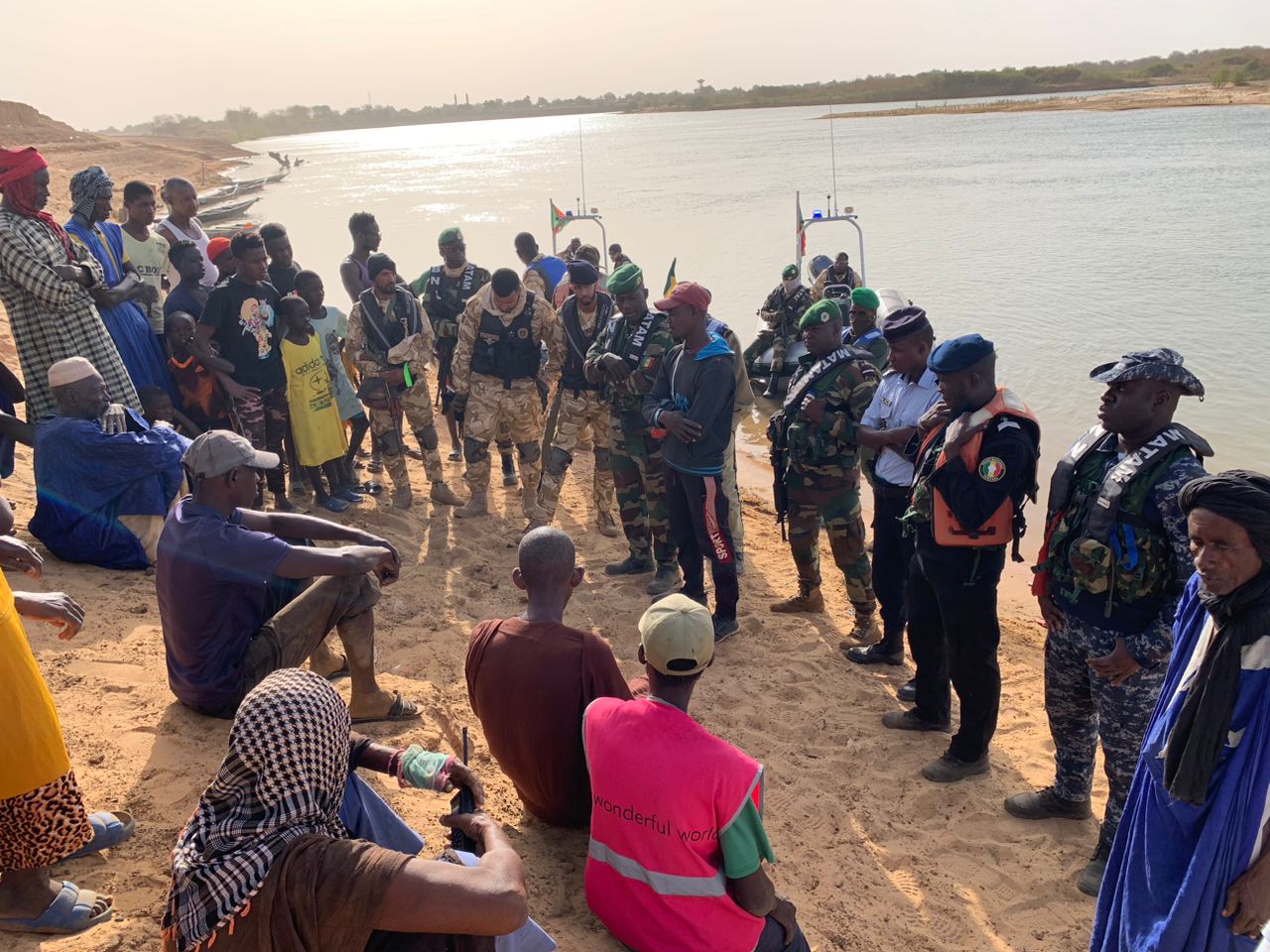 Une patrouille fluviale - Coopération sécuritaire Sénégal - Mauritanie (2)