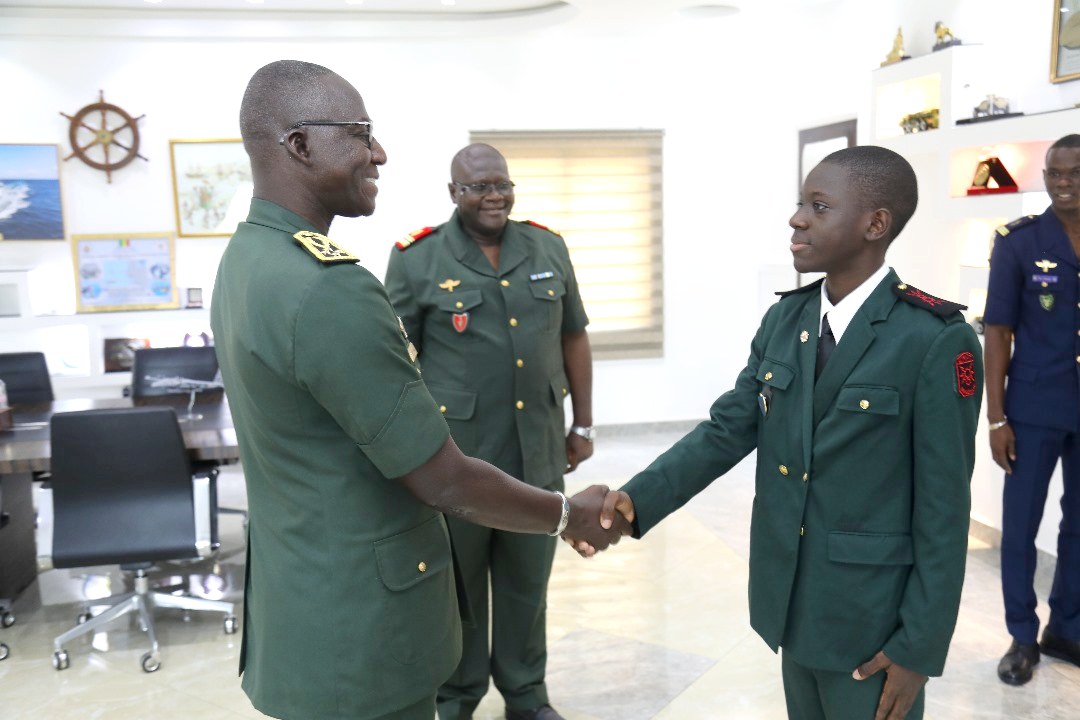 Général Mbaye Cissé et l'Enfant de troupe Alphousseyni Djibril Diouf