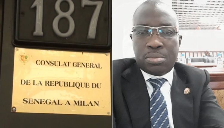 Mamadou Lamine Diouf, Consul général du Sénégal à Milan démis de ses fonctions