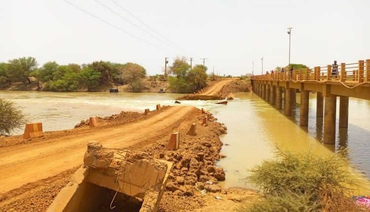 Ndouloumadji - après la dégradation du Pont, la Bretelle