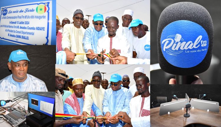 Ranerou - Inauguration de la radio communautaire PINAL FM, la Voix du Ferl