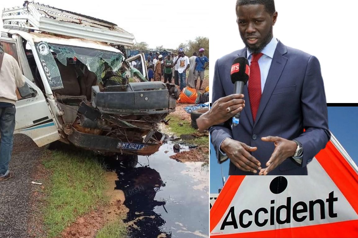 Tragique accident ayant fait 6 morts à Matam - Le message du président Bassirou Diomaye Faye depuis Paris