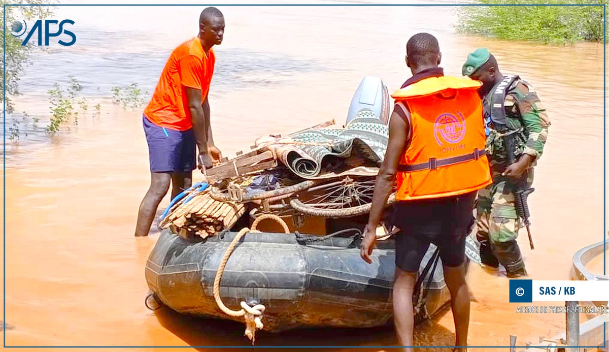 Montée des eaux du fleuve Sénégal à MATAM - Habitants de Falacouniou évacués et relogés à Thiama